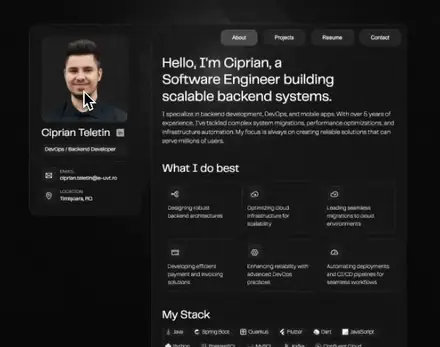 Cipri portfolio interaction